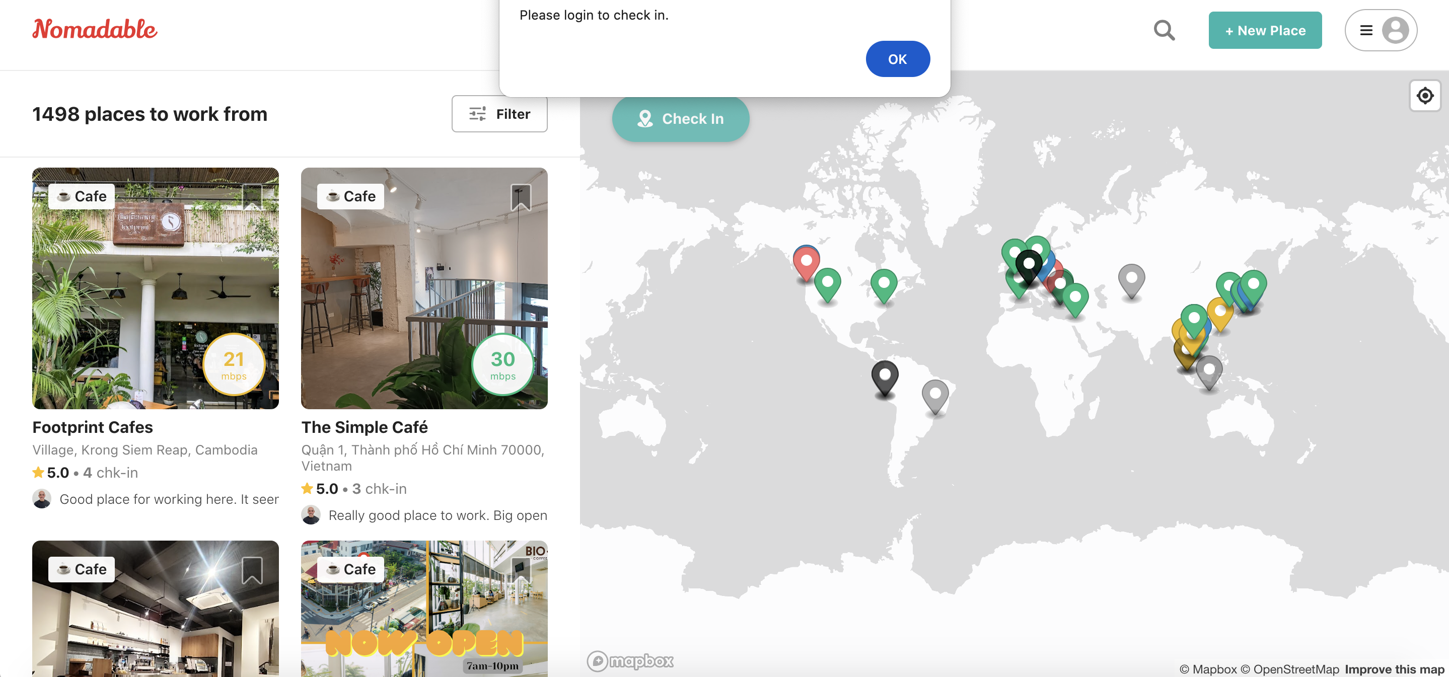 Nomadable interface
