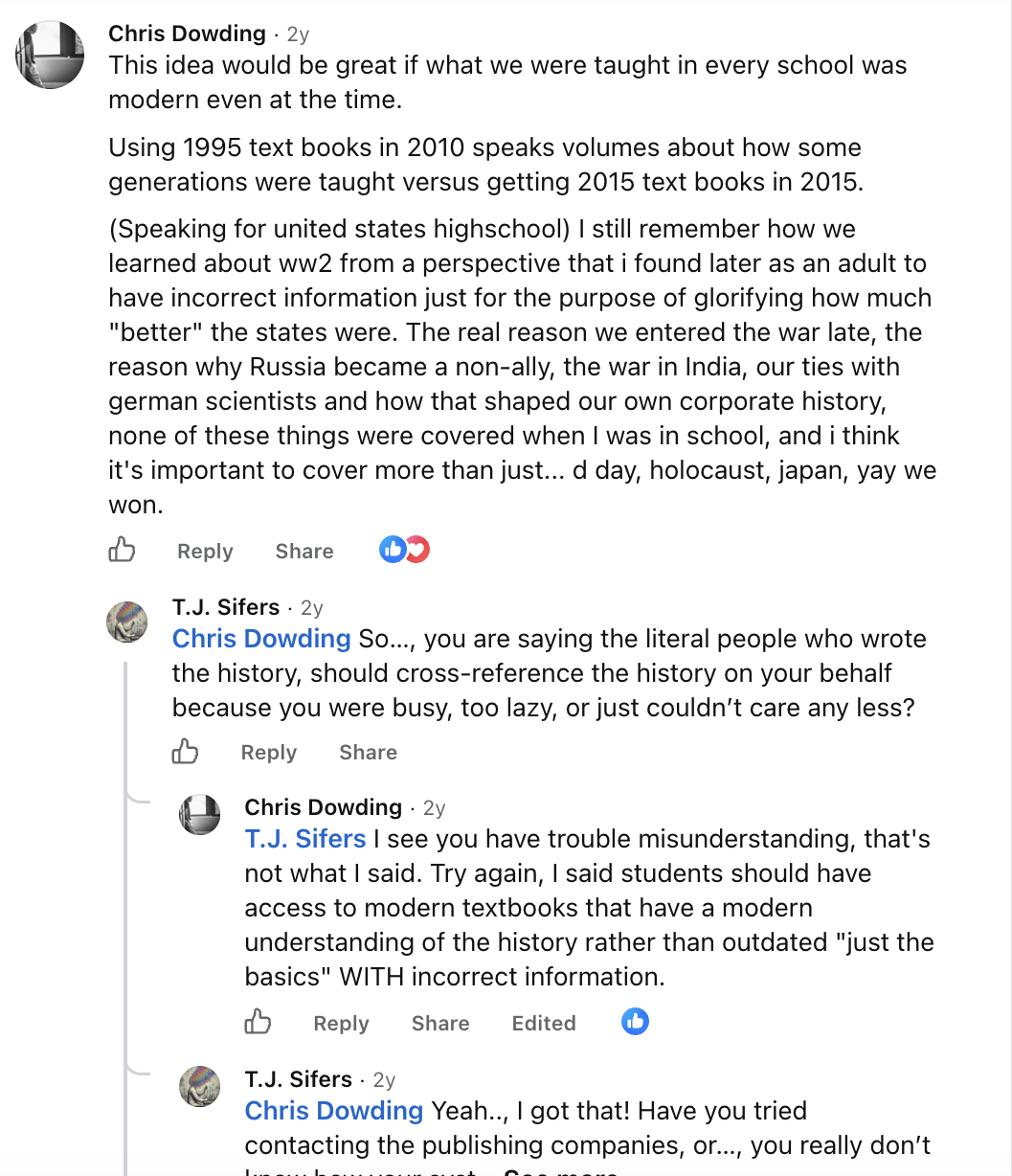 Outdated textbooks pain point