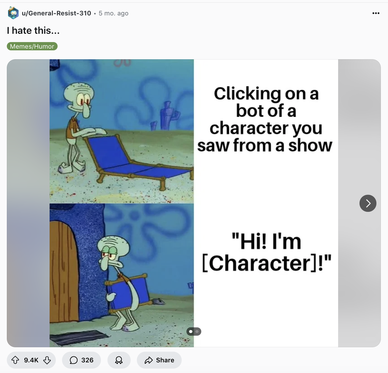 Character.ai pain point: generic personalization