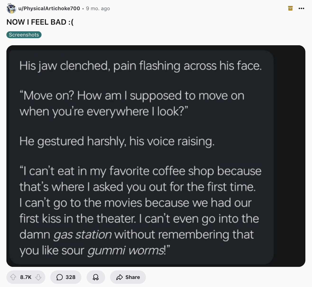 Character.ai pain point: guilt-tripping emotionality